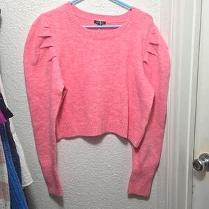 Wild fable bubblegum pink sleeve sweater